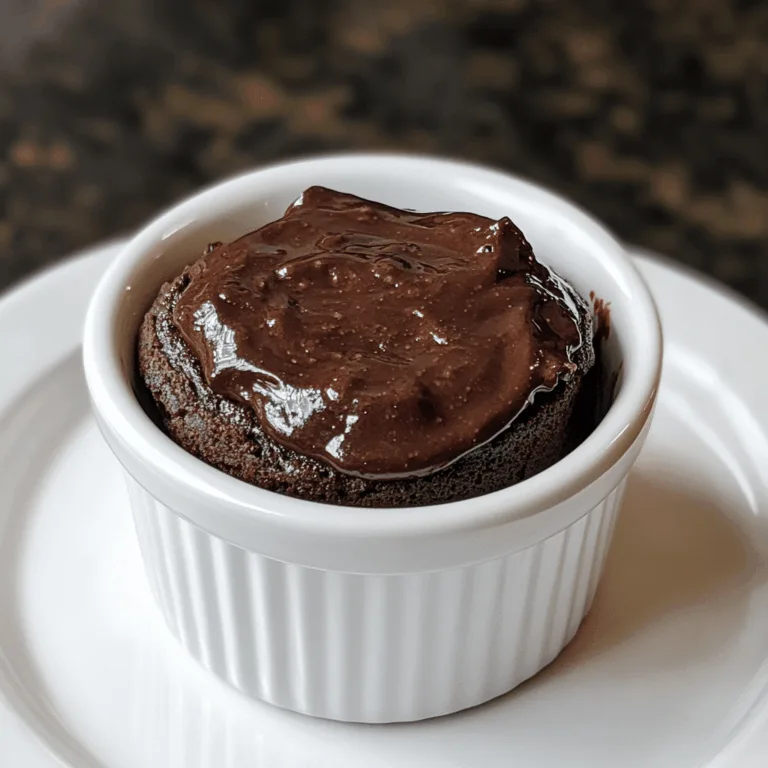 finished protein lava cake mug recipe with chocolate chips and sea salt