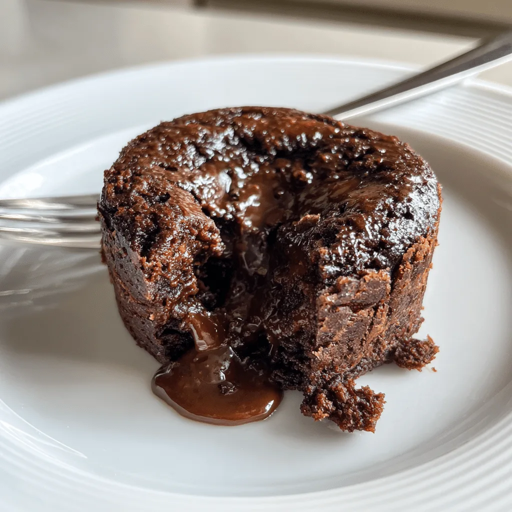 3-Ingredient Easy Brownie Mug fresh from microwave