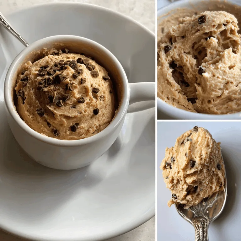 Ingredients for cottage cheese cookie dough recipe laid out