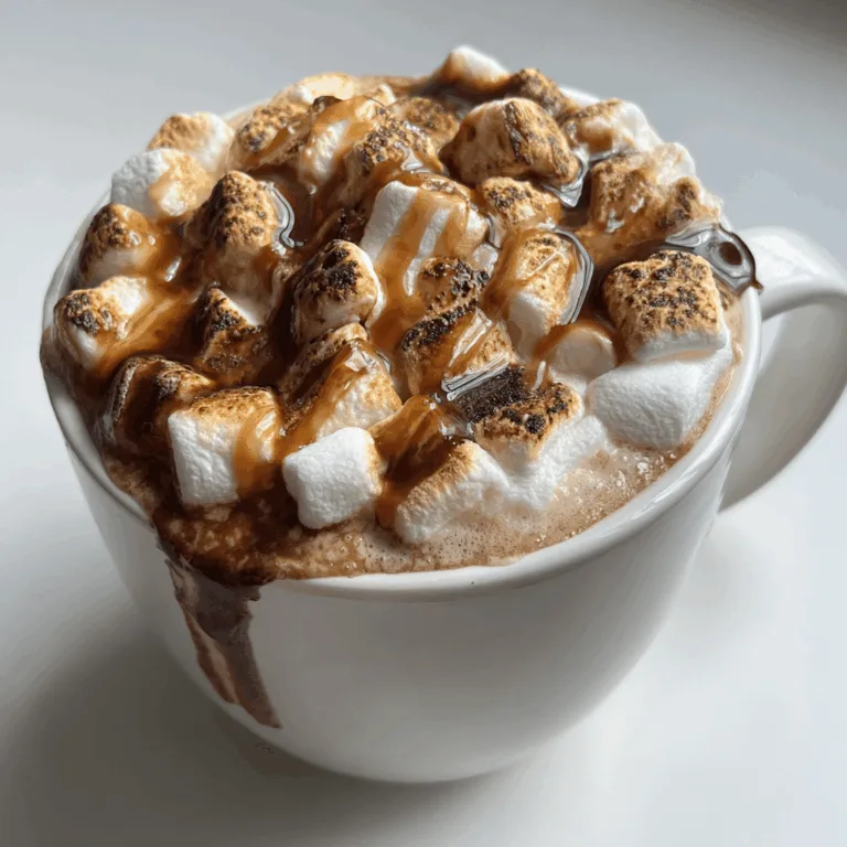 Freshly cooked Cottage Cheese S’mores Lava Mug ready to eat