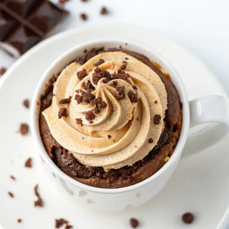Mocha Coffee Mug Cake