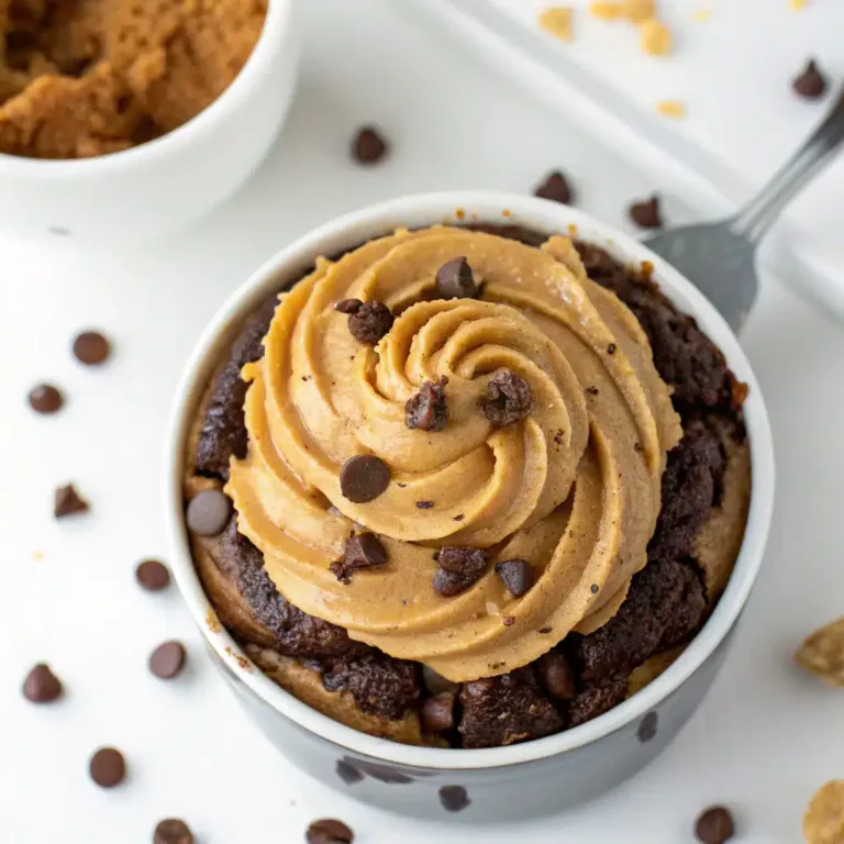 Peanut Butter Chocolate Mug Cake