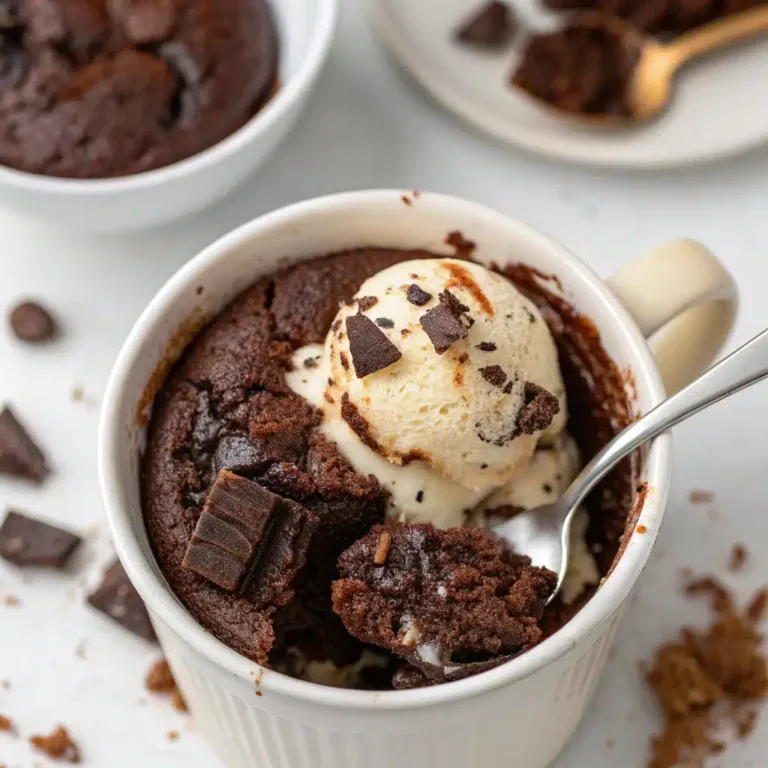 Ultra-Fudgy Brownie in a Mug