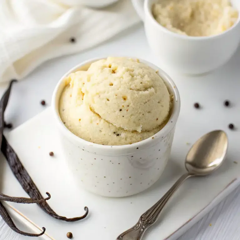 Vanilla Bean Mug Cake