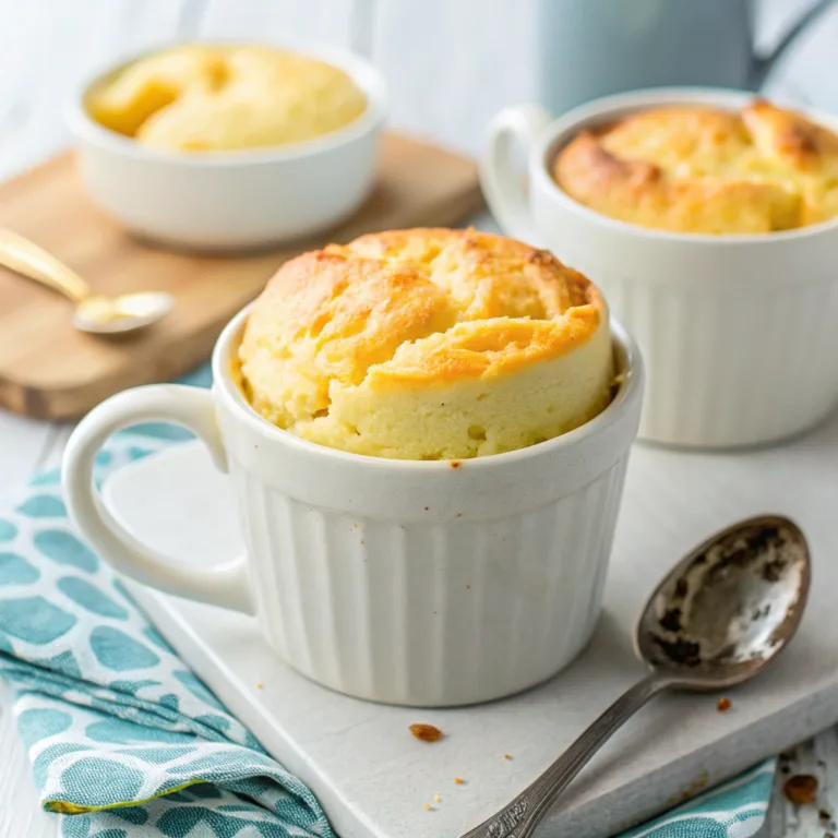 Keto Cheese Soufflé in a Mug: 5 Irresistible Minutes to Wow