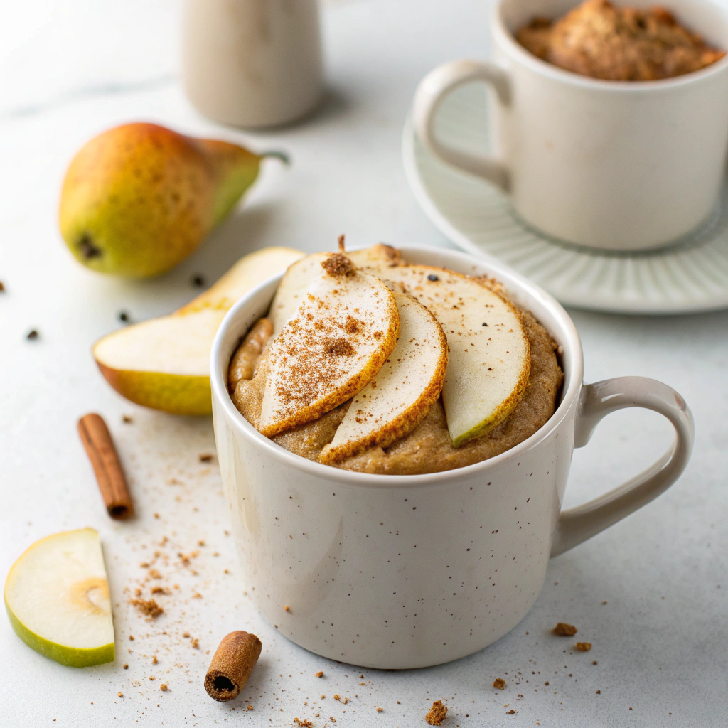 Spiced Pear Mug Cake: 5-Minute Irresistible Comfort