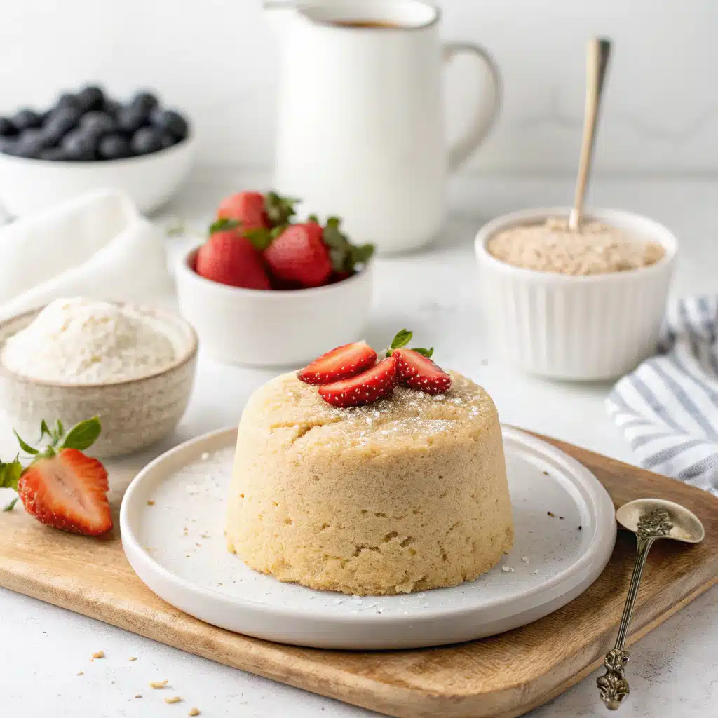 3-Ingredient Protein Mug Cake: 7-Minute Genius Treat