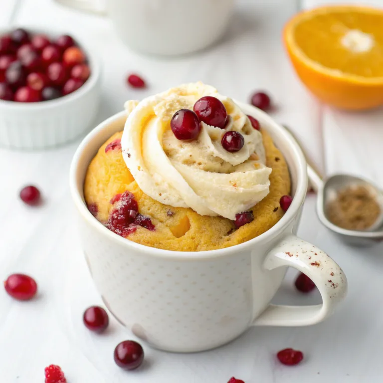 Cranberry Orange Mug Cake: 7 Irresistible, Cozy Secrets
