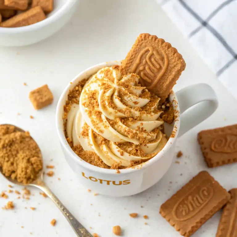 Lotus Biscoff Mug Cake
