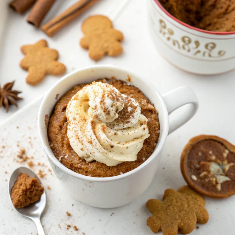 Gingerbread Mug Cake: 5-Minute Cozy Miracle You’ll Crave