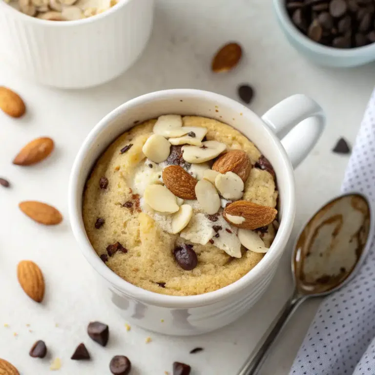 Almond Flour Breakfast Mug Cake: 5-Minute Bliss You Need