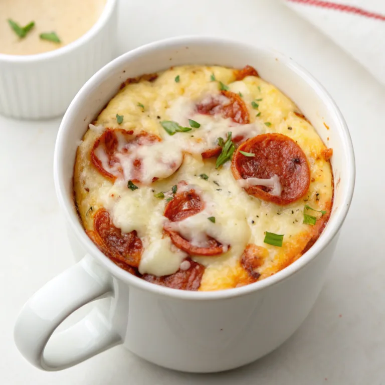Crustless Pizza in a Mug: 5-Minute, Life-Changing Comfort
