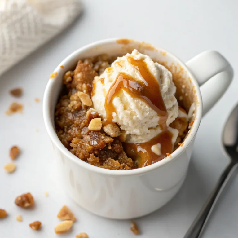 Caramel Apple Crisp Mug: 7 Irresistible Minutes to Joy