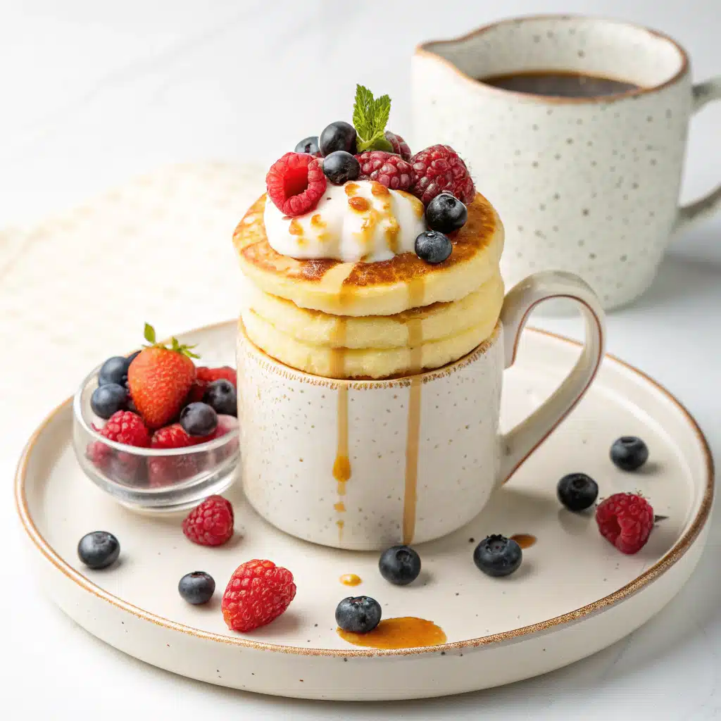 Greek Yogurt Protein Pancake Mug: 7-Minute Power Breakfast
