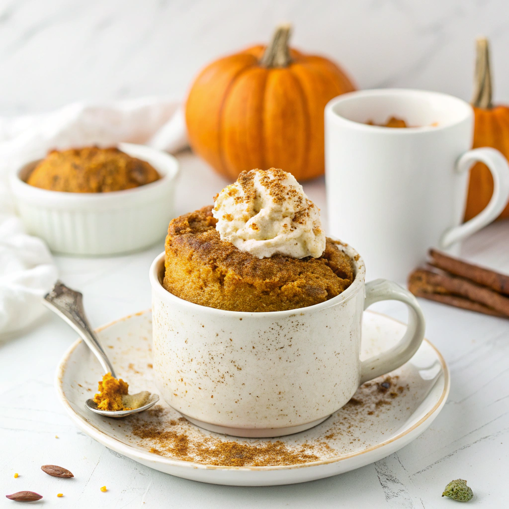 Keto Pumpkin Spice Mug Cake: 3-Minute Cozy Miracle