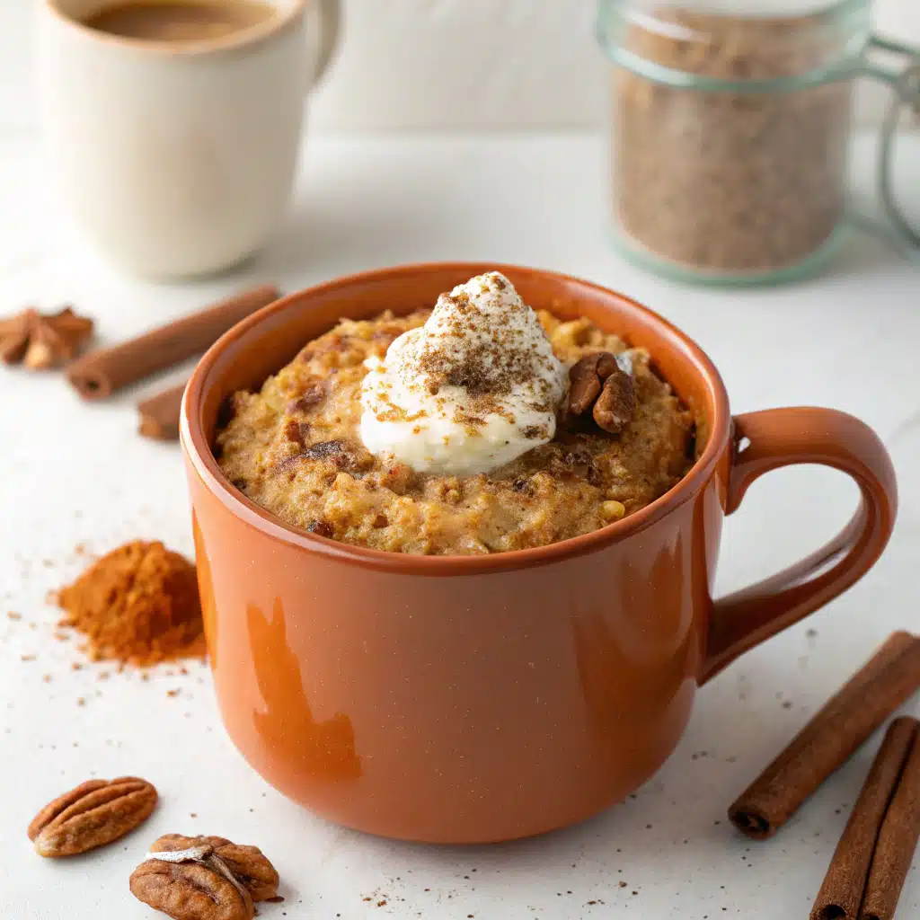 Pumpkin Spice Oatmeal Mug: 7-Minute Ultimate Comfort