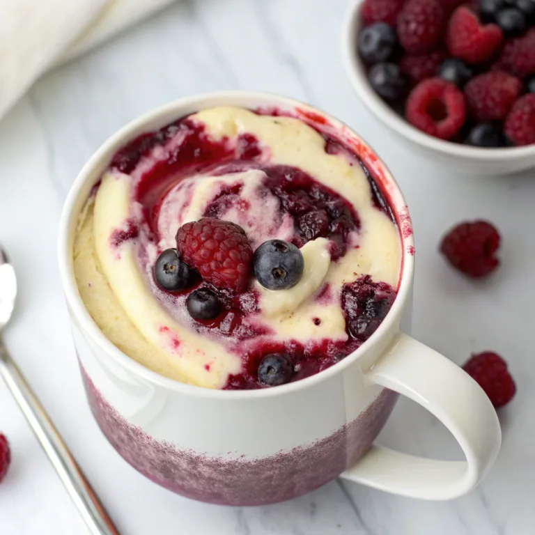 Berry Protein Cheesecake Mug: 7 Life-Changing Bites