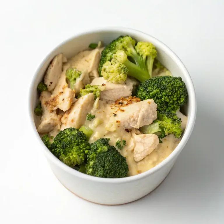 Chicken Broccoli Protein Mug Bowl: 5-Min Fix to Thrive