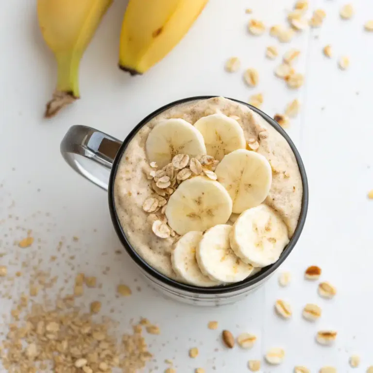 Banana Oat Protein Mug: 5-Minute Ultimate Breakfast