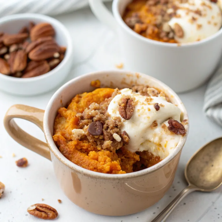 Sweet Potato Casserole in a Mug: 5-Minute Cozy Bliss