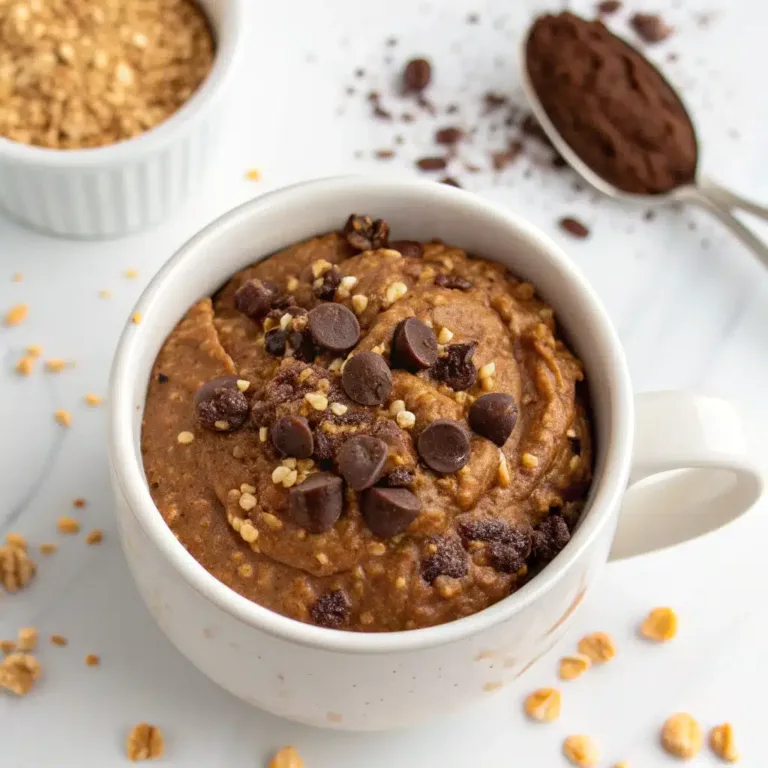Chocolate Peanut Butter Oatmeal Mug: 7 Instant Benefits