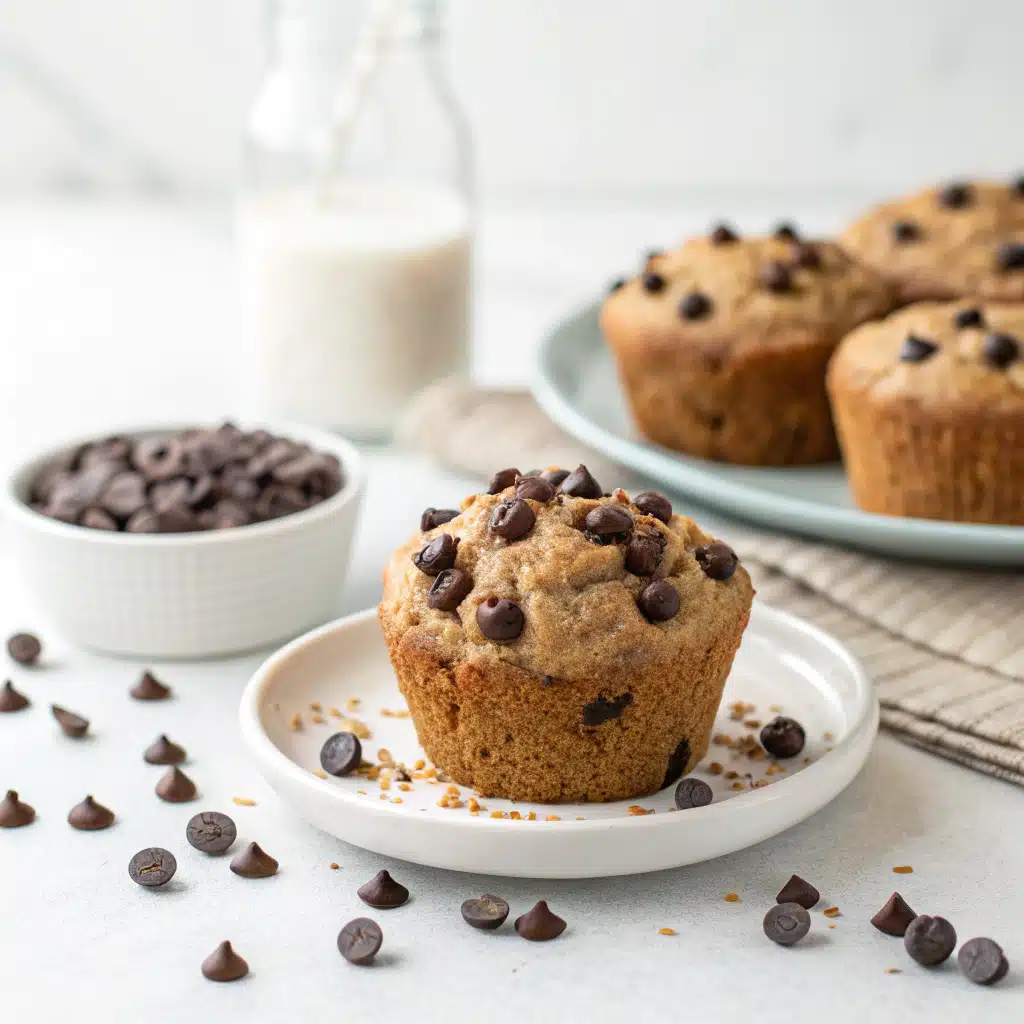 Protein Chocolate Chip Muffin Mug: 7-Minute Power Treat