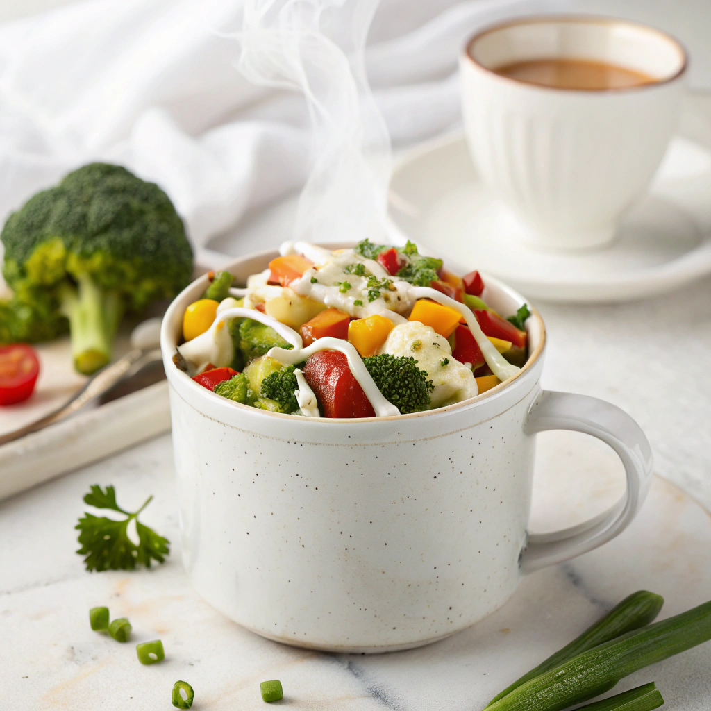 Ranch-Seasoned Vegetable Mug Bake: 5-Minute Ultimate Comfort