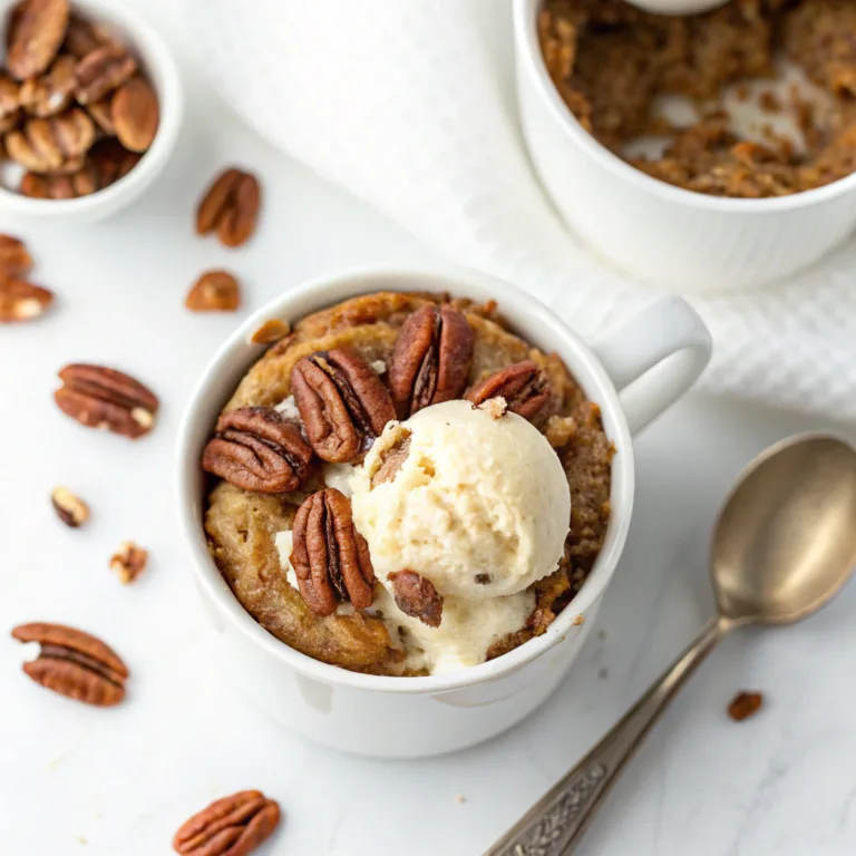 Pecan Pie Mug Cake: 5-Minute Irresistible Cozy Fix