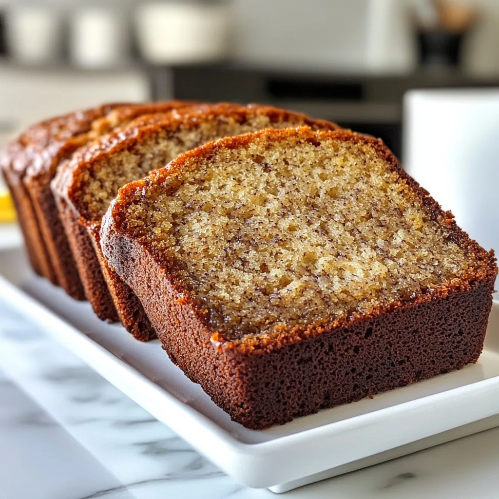 Delicious Homemade Banana Bread Recipe | Easy & Moist Banana Bread