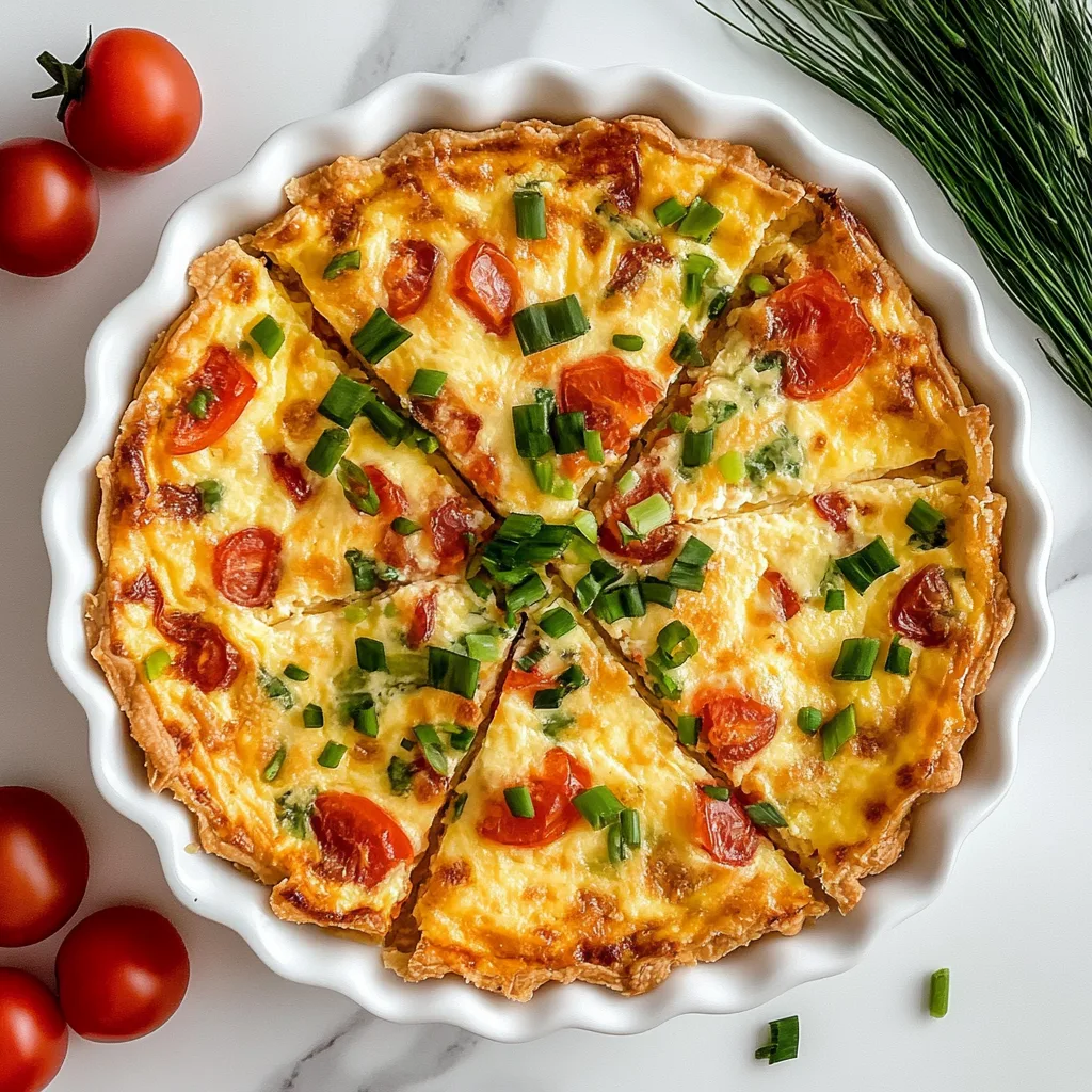 Delicious Crustless Quiche Recipe | Healthy & Easy Low-Carb Breakfast