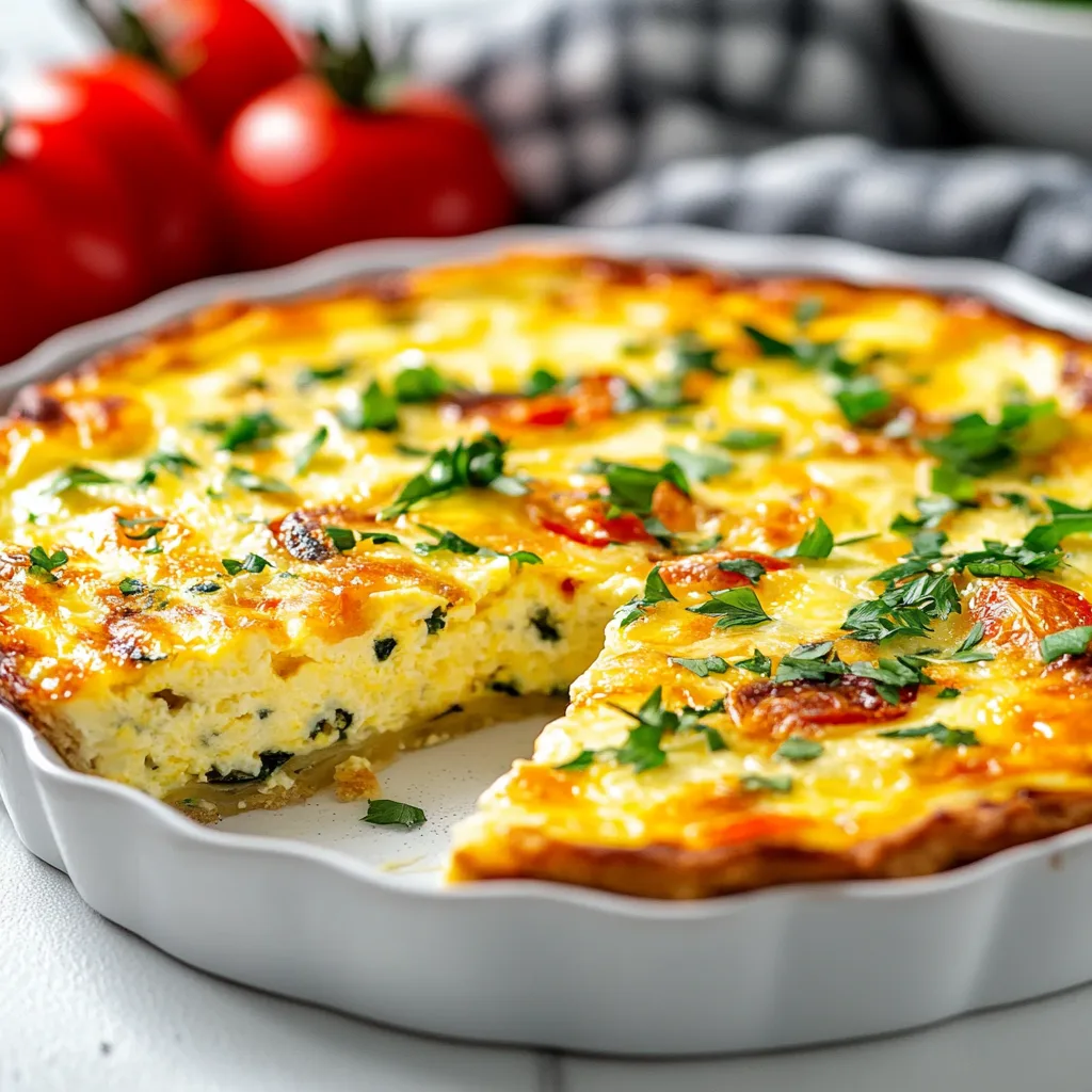 Delicious Crustless Quiche Recipe | Healthy & Easy Low-Carb Breakfast