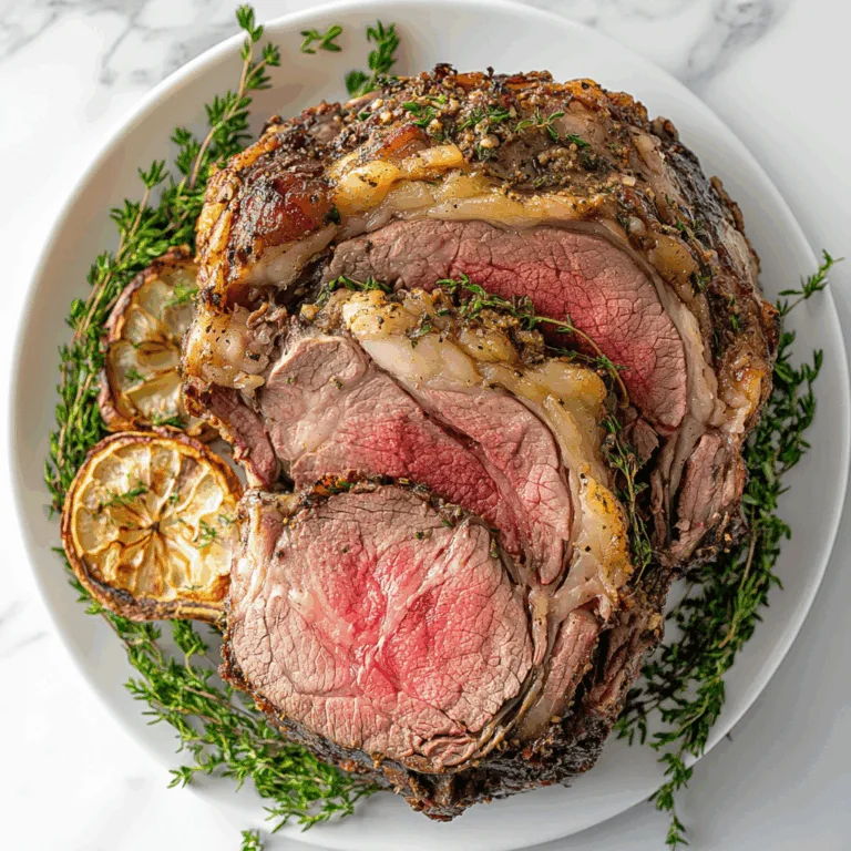 Easy Slow-Roasted Prime Rib Recipe | Perfectly Tender & Juicy Every Time
