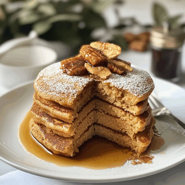 Fluffy Gingerbread Pancakes Recipe – Soft, Spiced & Delicious Breakfast