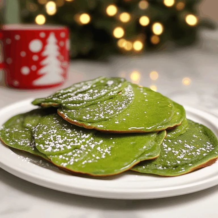 Delicious Grinch Green Pancakes Recipe – Festive & Fun Holiday Breakfast