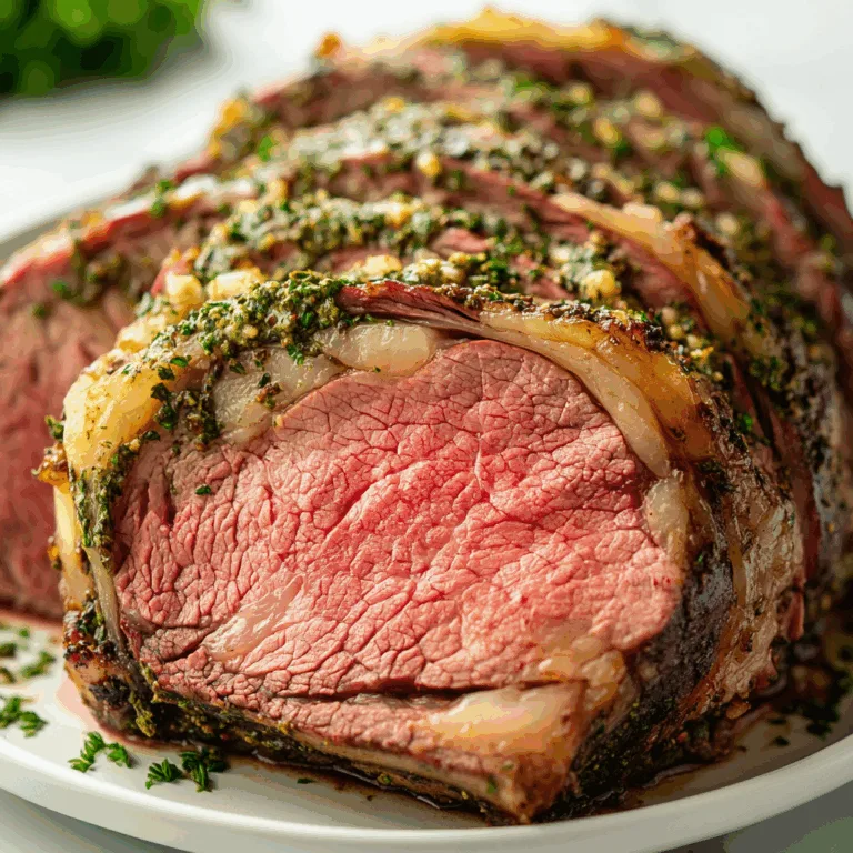 Italian Herb Butter Prime Rib Recipe | Juicy, Flavorful Roast Beef
