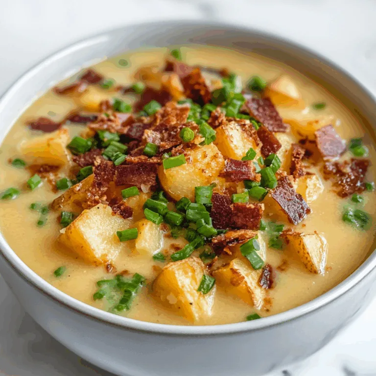 Creamy Loaded Baked Potato Soup Recipe | Easy & Comforting Meal