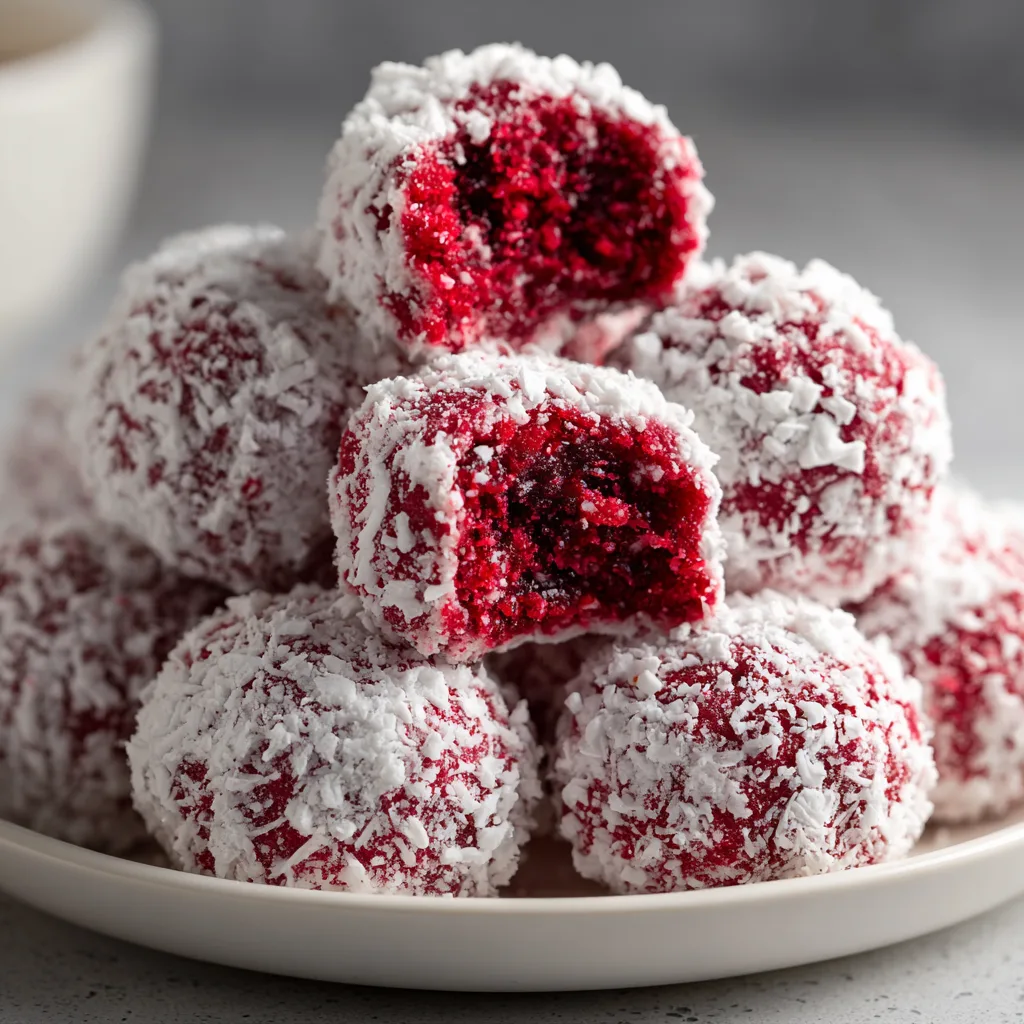 Delicious Red Velvet Snowballs Recipe | Best Holiday Dessert Treat