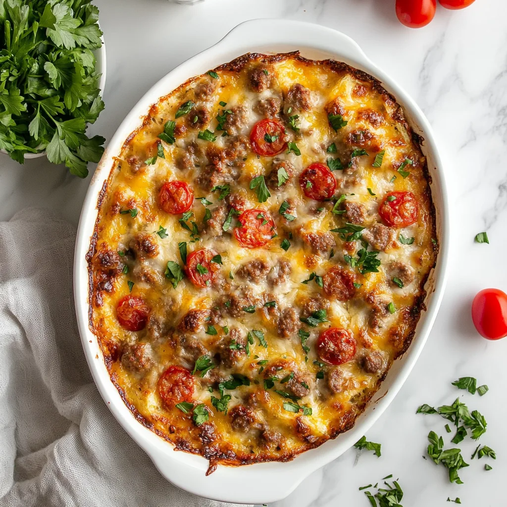 Delicious Sausage Breakfast Casserole Recipe | Easy & Hearty Morning Meal