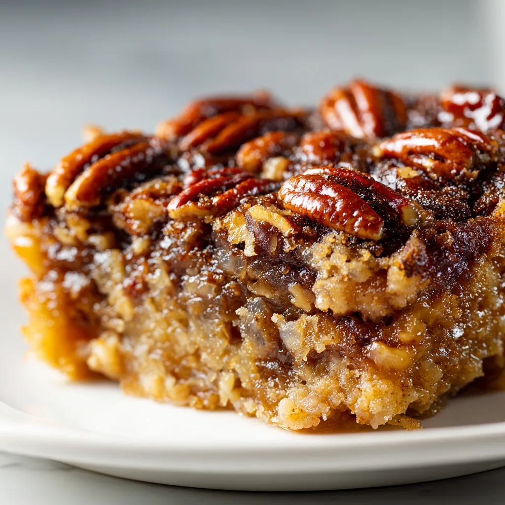Easy Slow Cooker Pecan Pie Dump Cake Recipe – Delicious & Quick Dessert