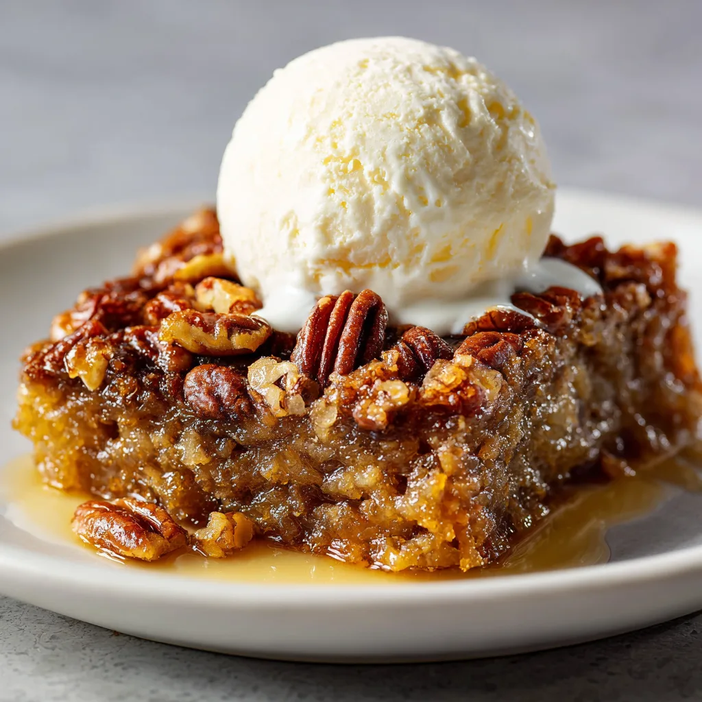 Easy Slow Cooker Pecan Pie Dump Cake Recipe – Delicious & Quick Dessert
