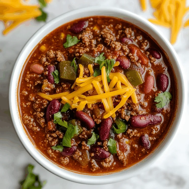 Slow Cooker Texas-Style Chili Recipe | Easy & Authentic Chili Cooked Low & Slow