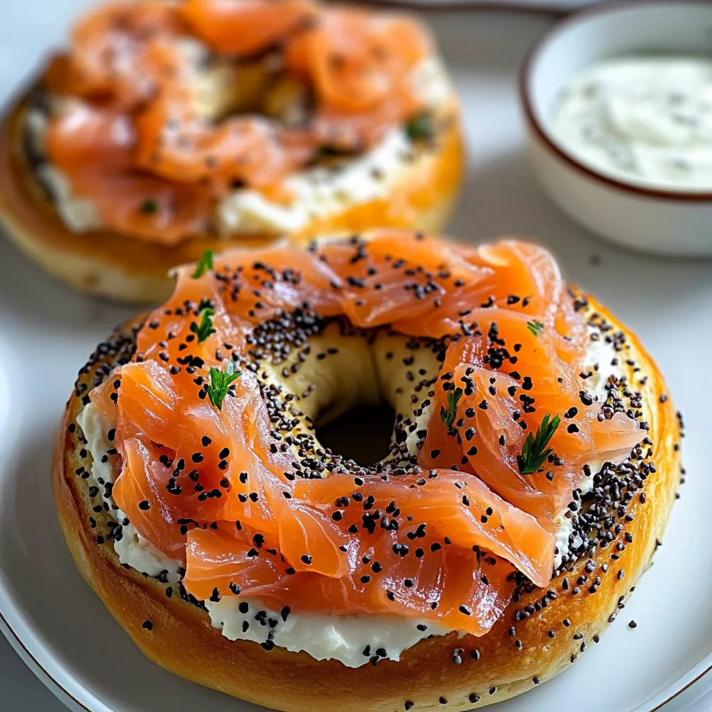 Delicious Smoked Salmon Bagels Recipe | Easy & Fresh Breakfast Idea
