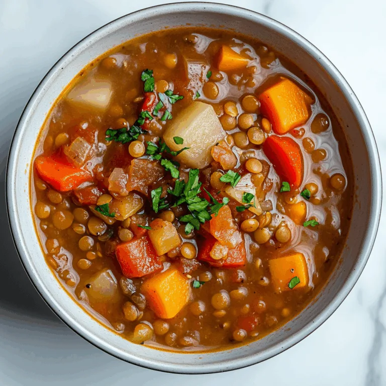 The Best Crockpot Lentil Soup Recipe – Easy, Hearty & Delicious