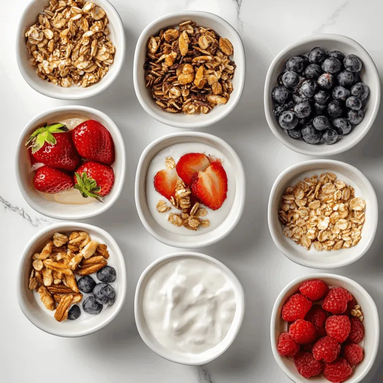 Create the Perfect Yogurt Parfait Station for Your Event | Easy & Delicious Recipes