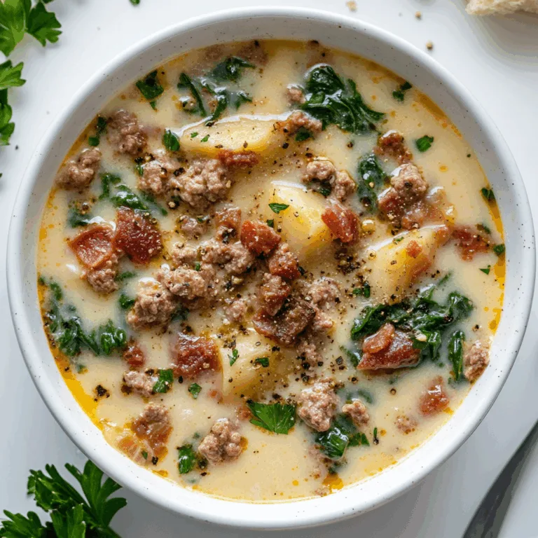 Authentic Zuppa Toscana Recipe | Easy Italian Sausage Soup