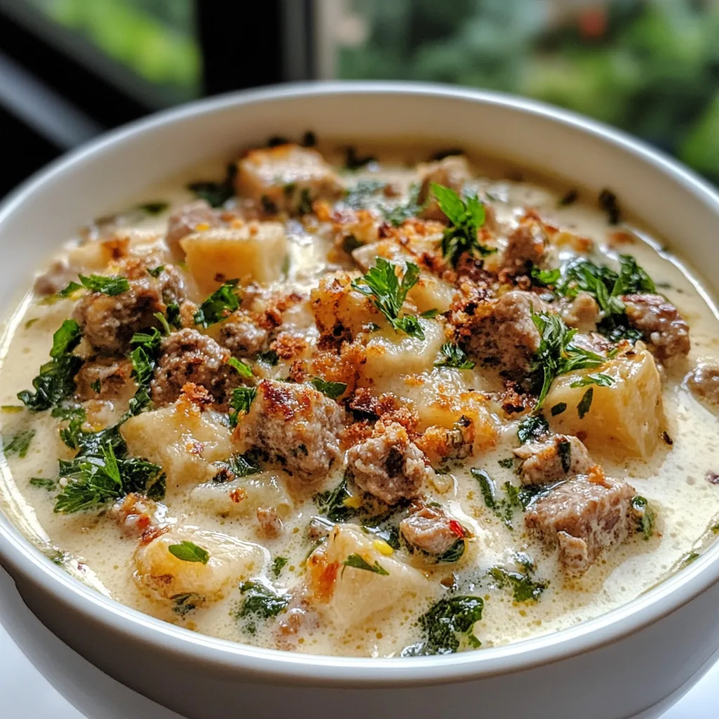 Authentic Zuppa Toscana Recipe | Easy Italian Sausage Soup