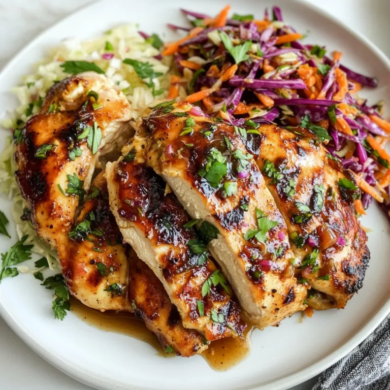 Apple Cider Chicken Recipe with Crisp Autumn Slaw – Healthy Fall Dinner Idea