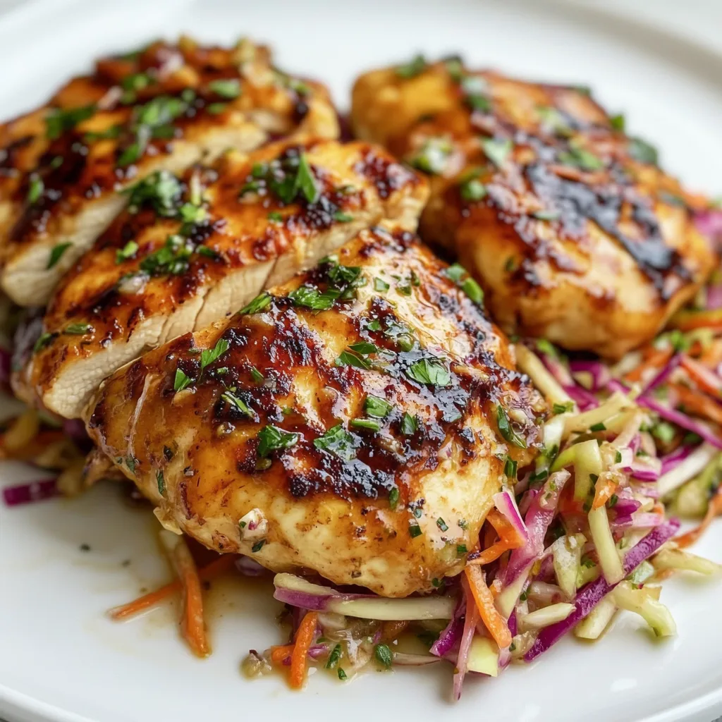 Apple Cider Chicken Recipe with Crisp Autumn Slaw – Healthy Fall Dinner Idea