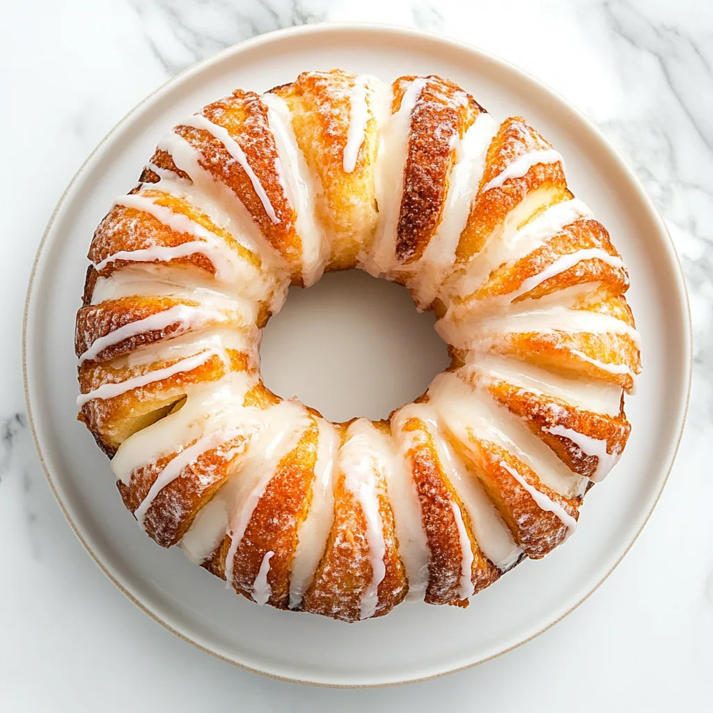 Baked Apple Fritter Donut Bread with Vanilla Icing – Delicious Homemade Recipe
