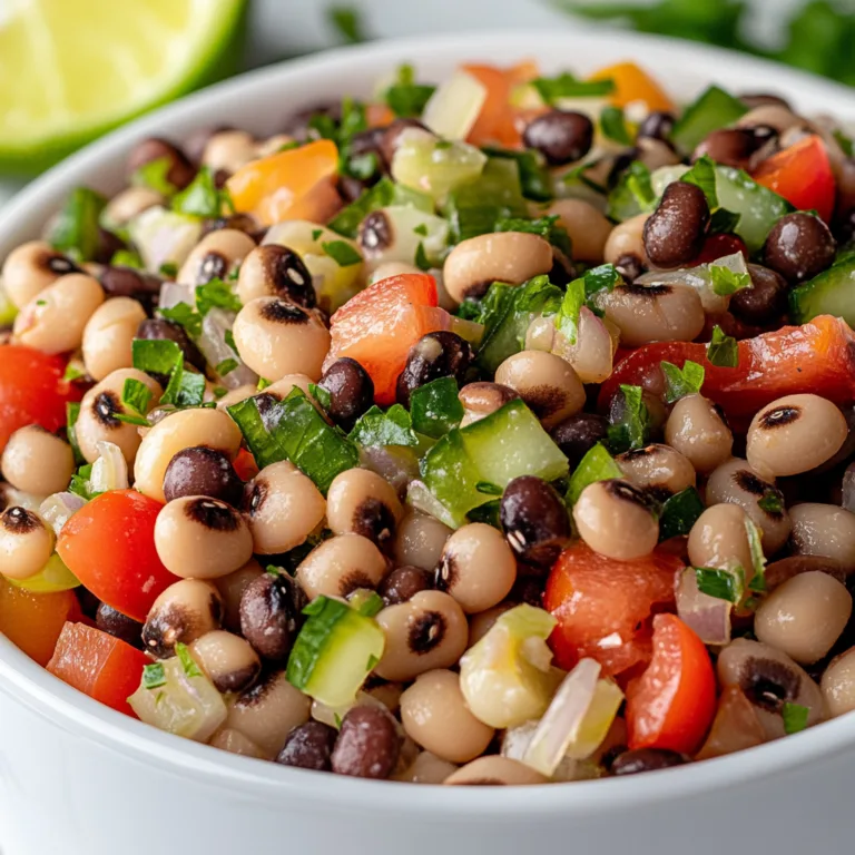 Delicious Black Eyed Pea Salad Recipe – Healthy & Easy to Make